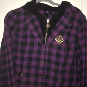 Women’s plaid hoodie